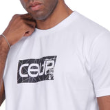 Coup – Text Print T-Shirt with Short Sleeves