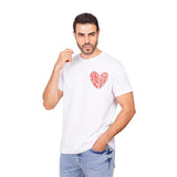 Coup – Heart Printed T-shirt With Short Sleeves