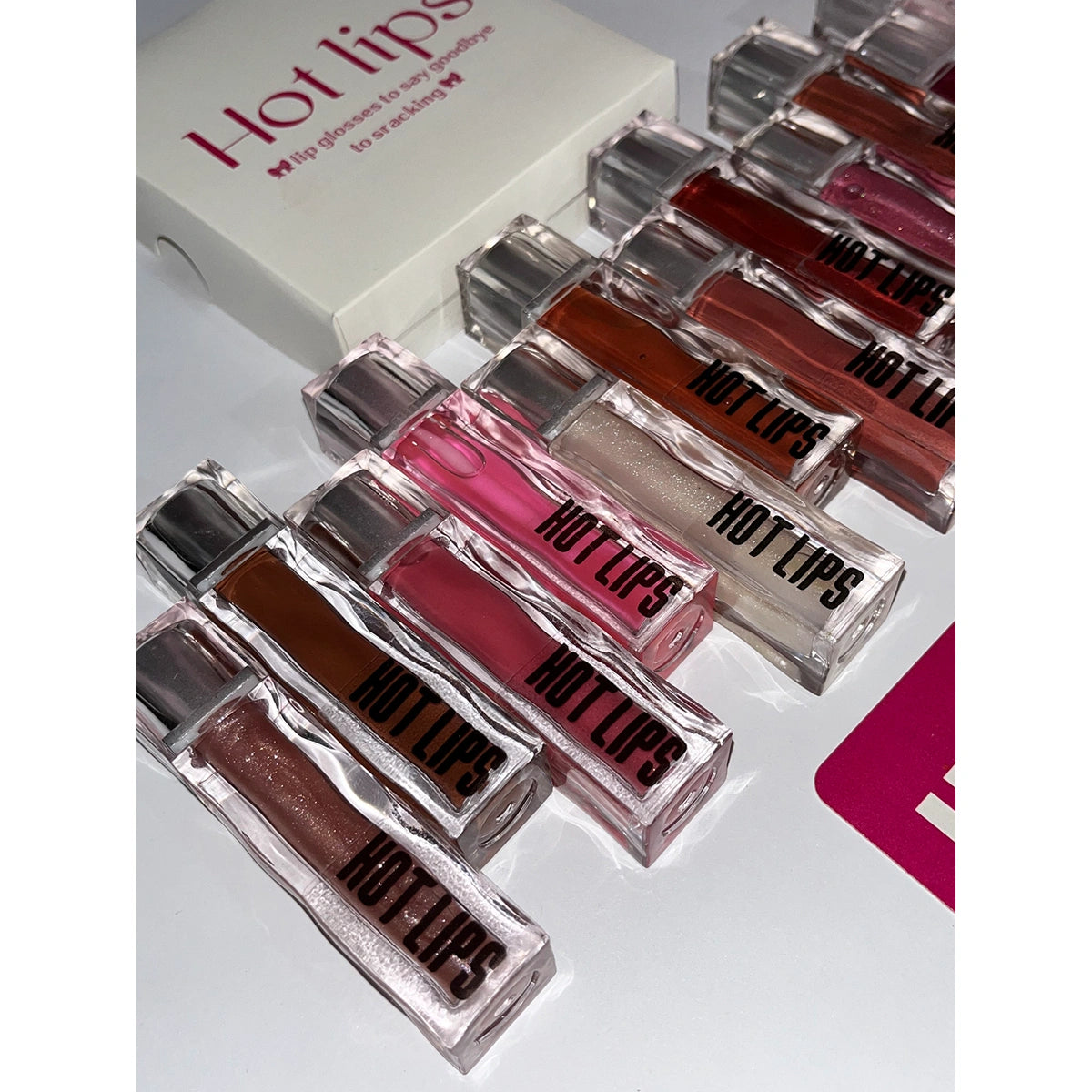 Hot Lips -Lip Gloss mega brush set 11 shades For Women