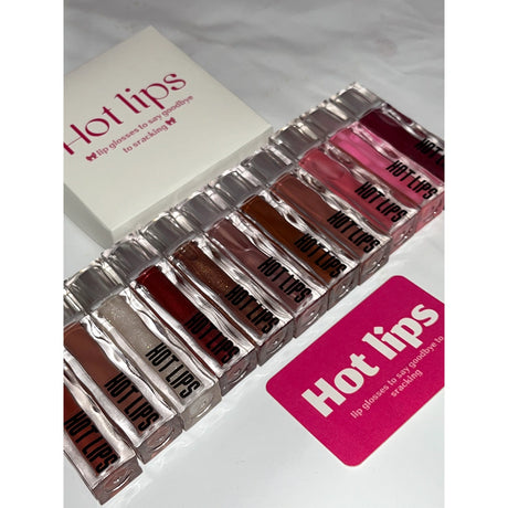 Hot Lips -Lip Gloss mega brush set 11 shades For Women