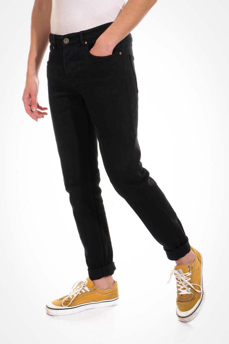 White Rabbit - Casual Dirty Denim Jeans Pant Jeans