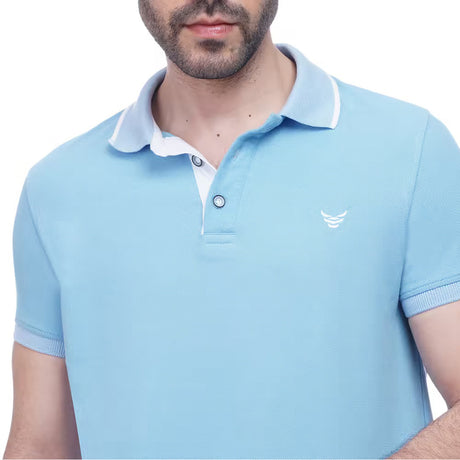 Coup – Solid Polo-shirt with Short Sleeves