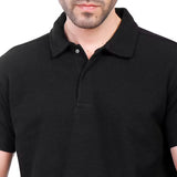 Coup – Solid Polo-Shirt with Short Sleeves
