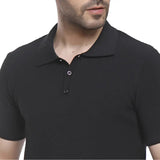 Coup – Solid Polo-shirt with Short Sleeves