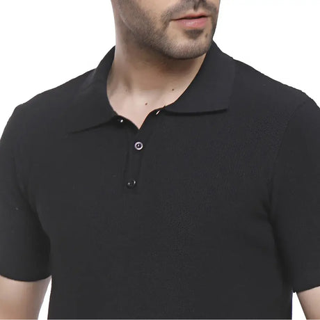 Coup – Solid Polo-shirt with Short Sleeves