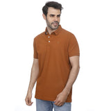Coup – Solid Polo-shirt with Short Sleeves
