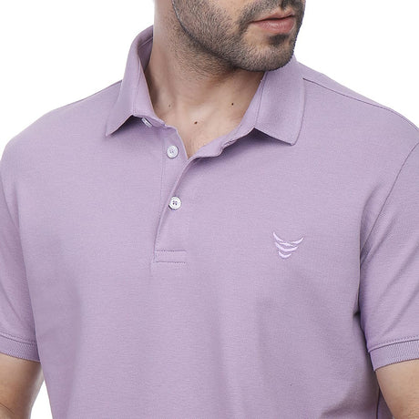 Coup – Solid Polo-shirt with Short Sleeves