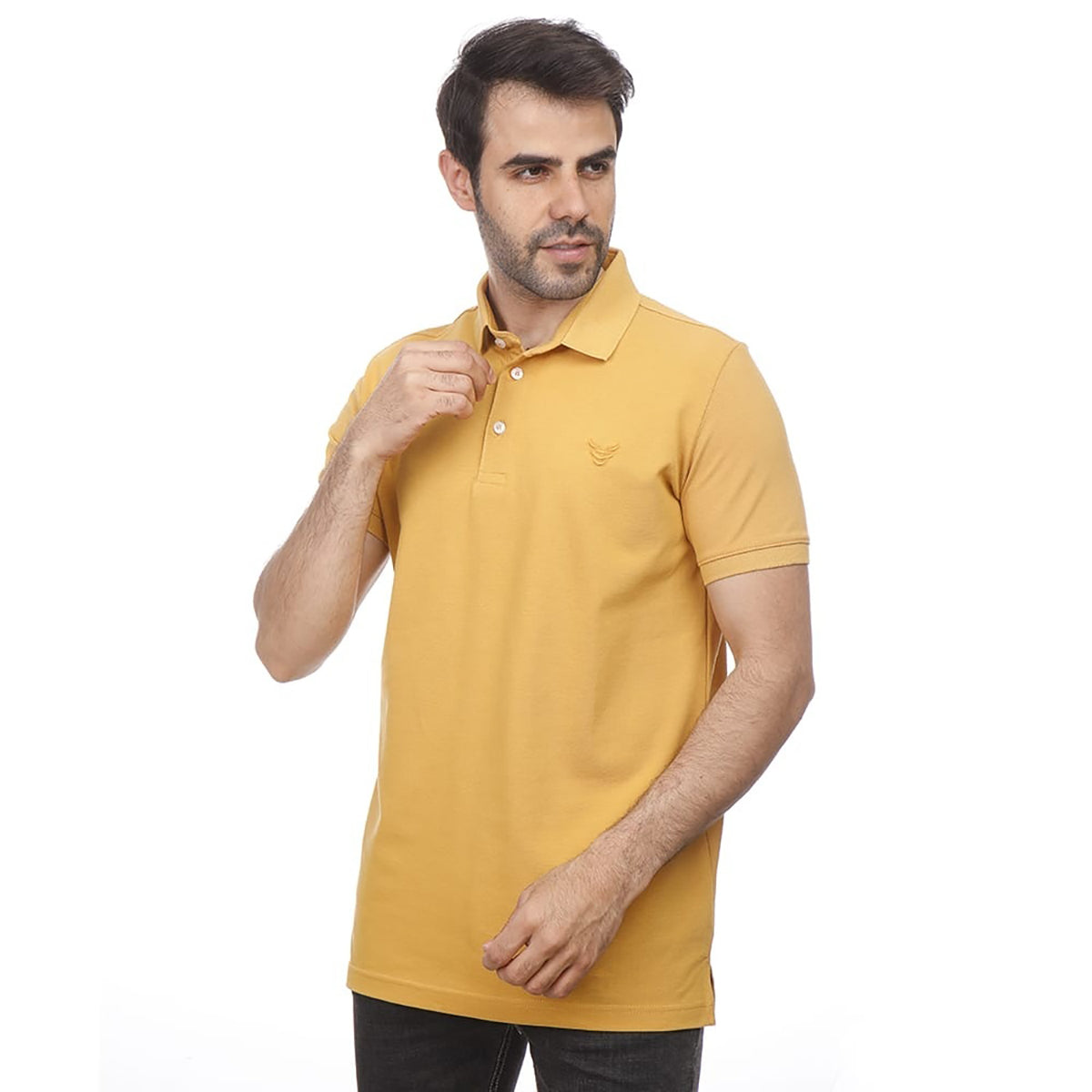 Coup – Solid Polo-shirt with Short Sleeves