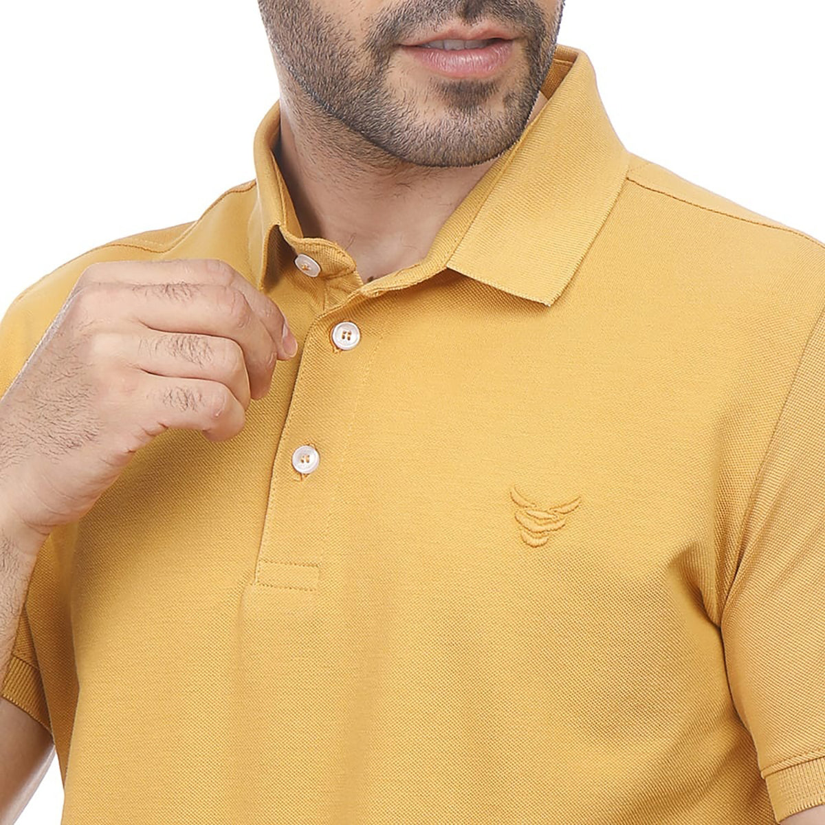 Coup – Solid Polo-shirt with Short Sleeves