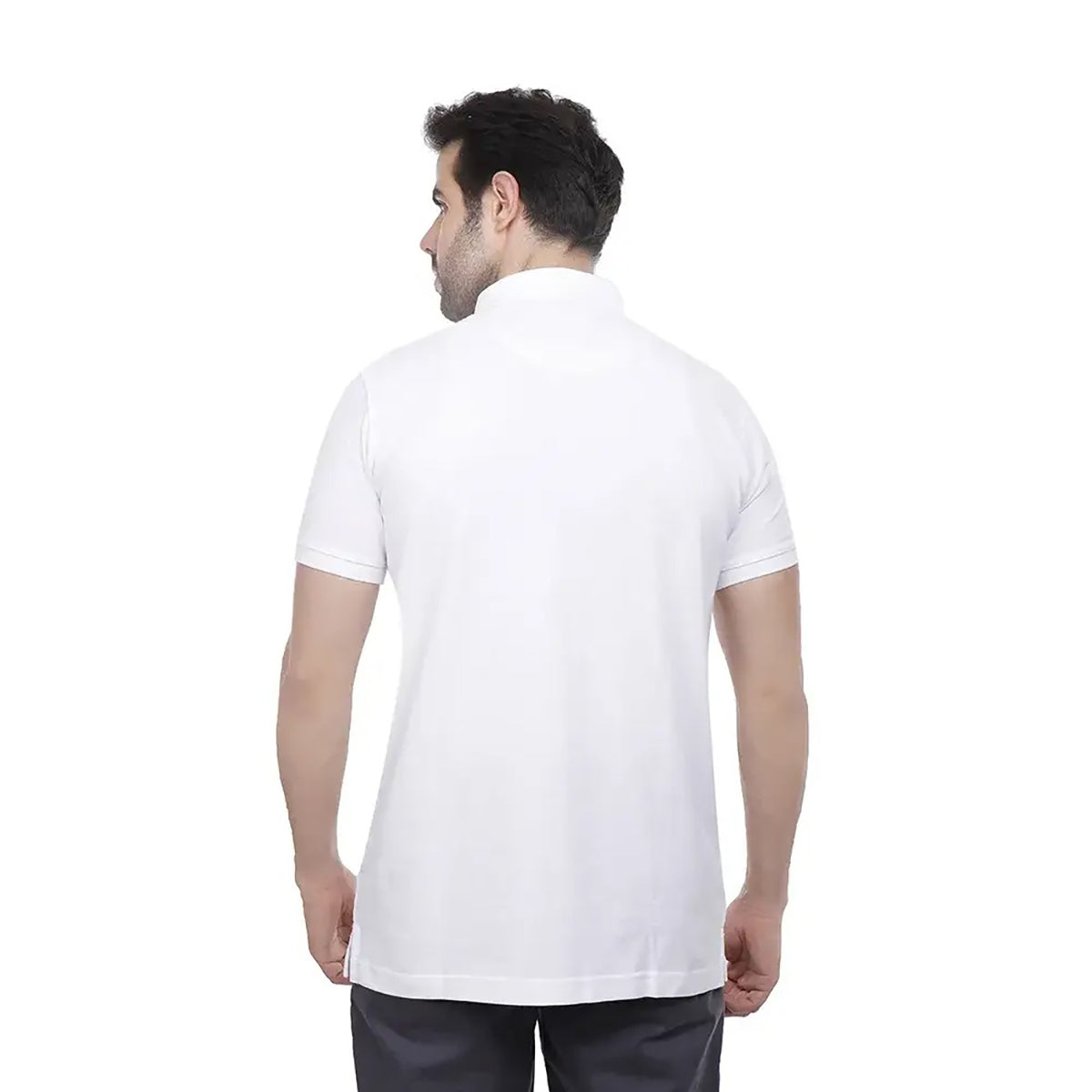 Coup – Solid Polo-shirt with Short Sleeves