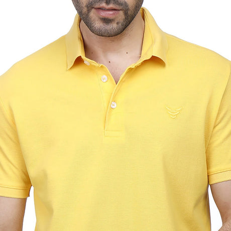 Coup – Solid Polo-shirt with Short Sleeves