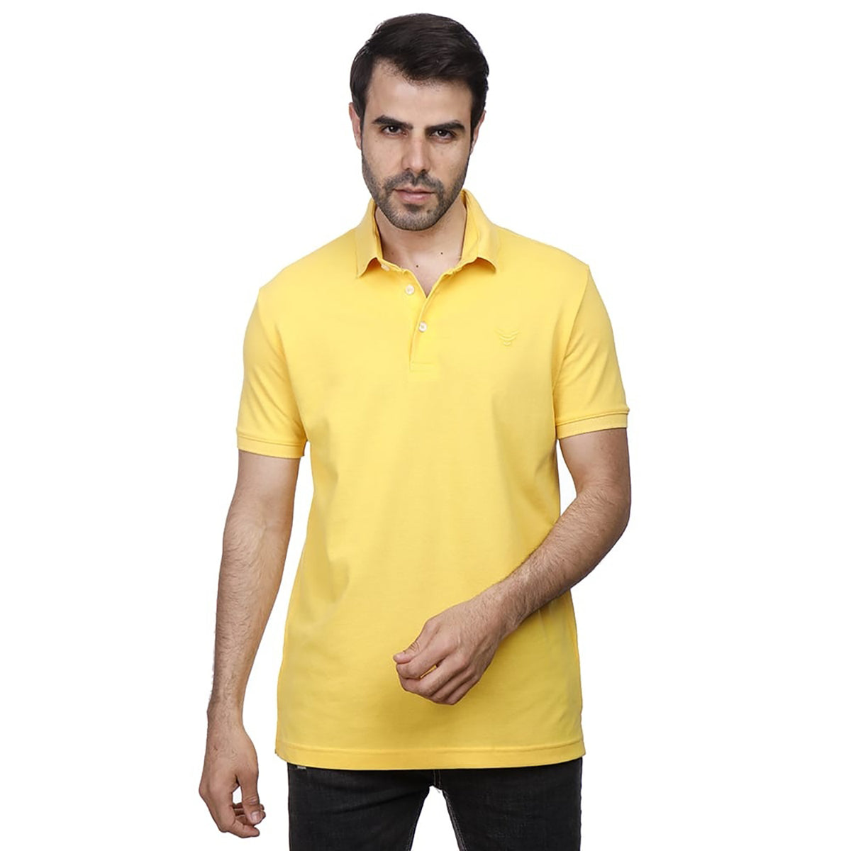 Coup – Solid Polo-shirt with Short Sleeves