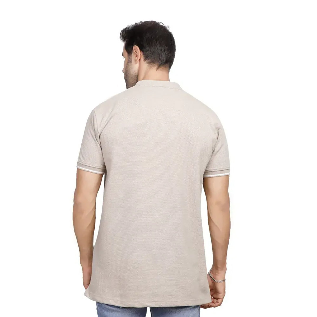 Coup – Men’s Polo Neck T-Shirt – Short Sleeve, Button Closure, Logo