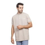 Coup – Men’s Polo Neck T-Shirt – Short Sleeve, Button Closure, Logo