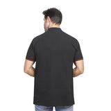 Coup – Men’s Polo Neck T-Shirt – Short Sleeve, Button Closure, Logo