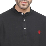 Coup – Men’s Polo Neck T-Shirt – Short Sleeve, Button Closure, Logo