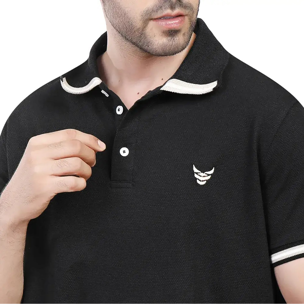 Coup – Polo-Shirt with Button Closure