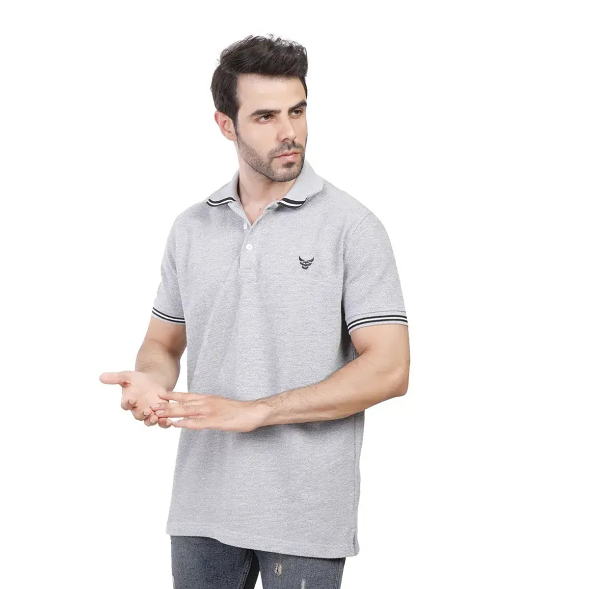 Coup – Polo-Shirt with Button Closure