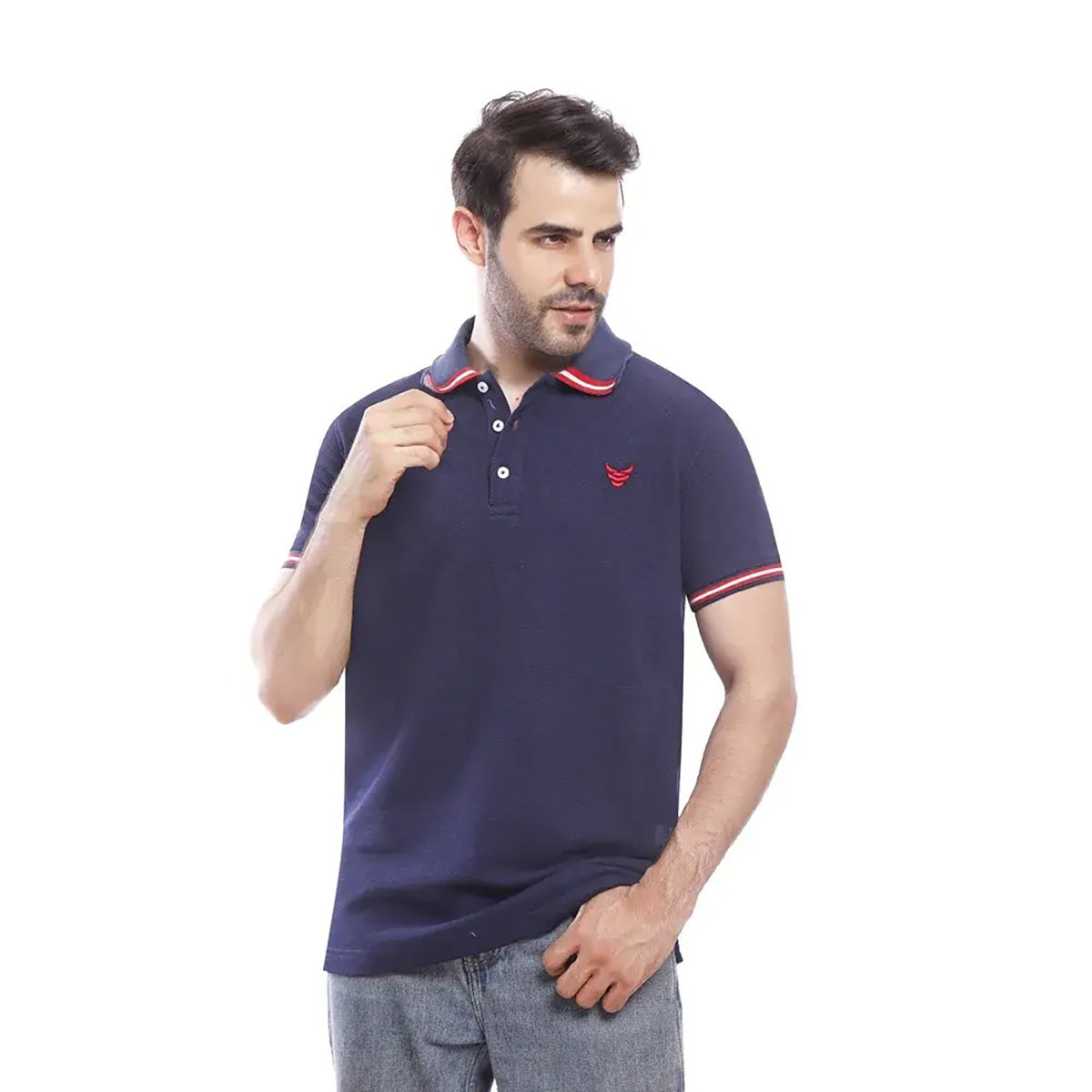 Coup – Polo-Shirt with Button Closure