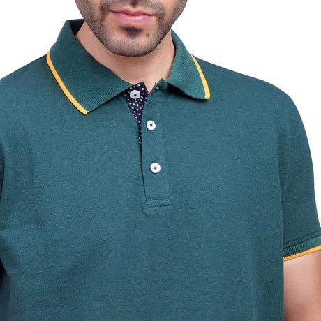 Coup – Solid Polo-shirt with Short Sleeves
