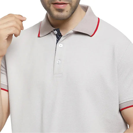 Coup – Solid Polo-shirt with Short Sleeves