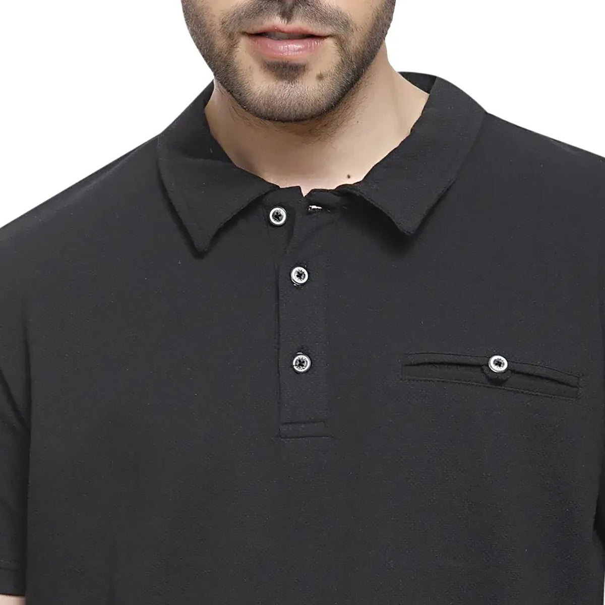 Coup – Solid Polo-Shirt with Short Sleeves