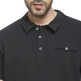 Coup – Solid Polo-Shirt with Short Sleeves