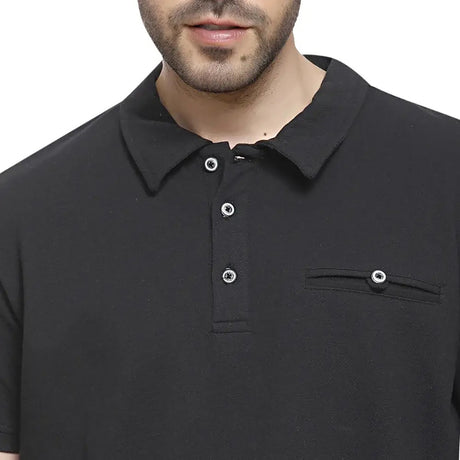 Coup – Solid Polo-Shirt with Short Sleeves