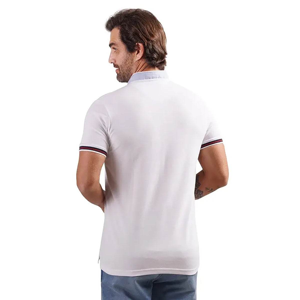 Coup – Regular Fit Polo-Shirt with Embroidered Details
