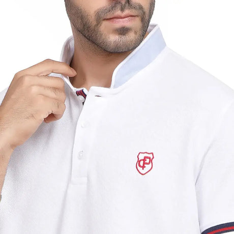 Coup – Regular Fit Polo-Shirt with Embroidered Details