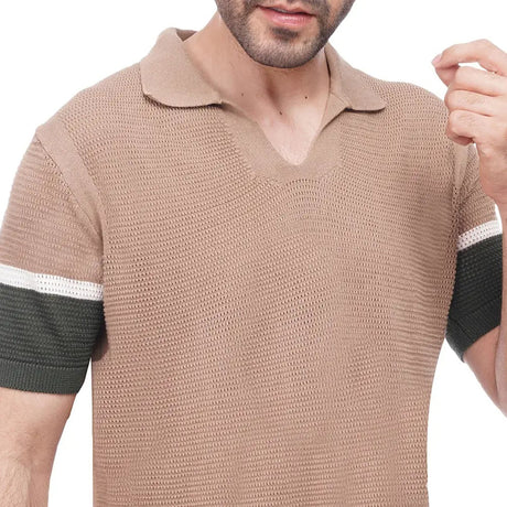 Coup – Stripped Polo-Shirt with Short Sleeves