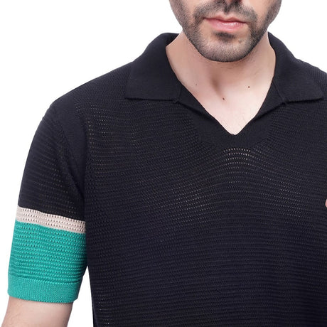 Coup – Stripped Polo-Shirt with Short Sleeves