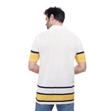 Coup – Stripped Polo-Shirt with Short Sleeves