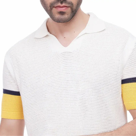 Coup – Stripped Polo-Shirt with Short Sleeves