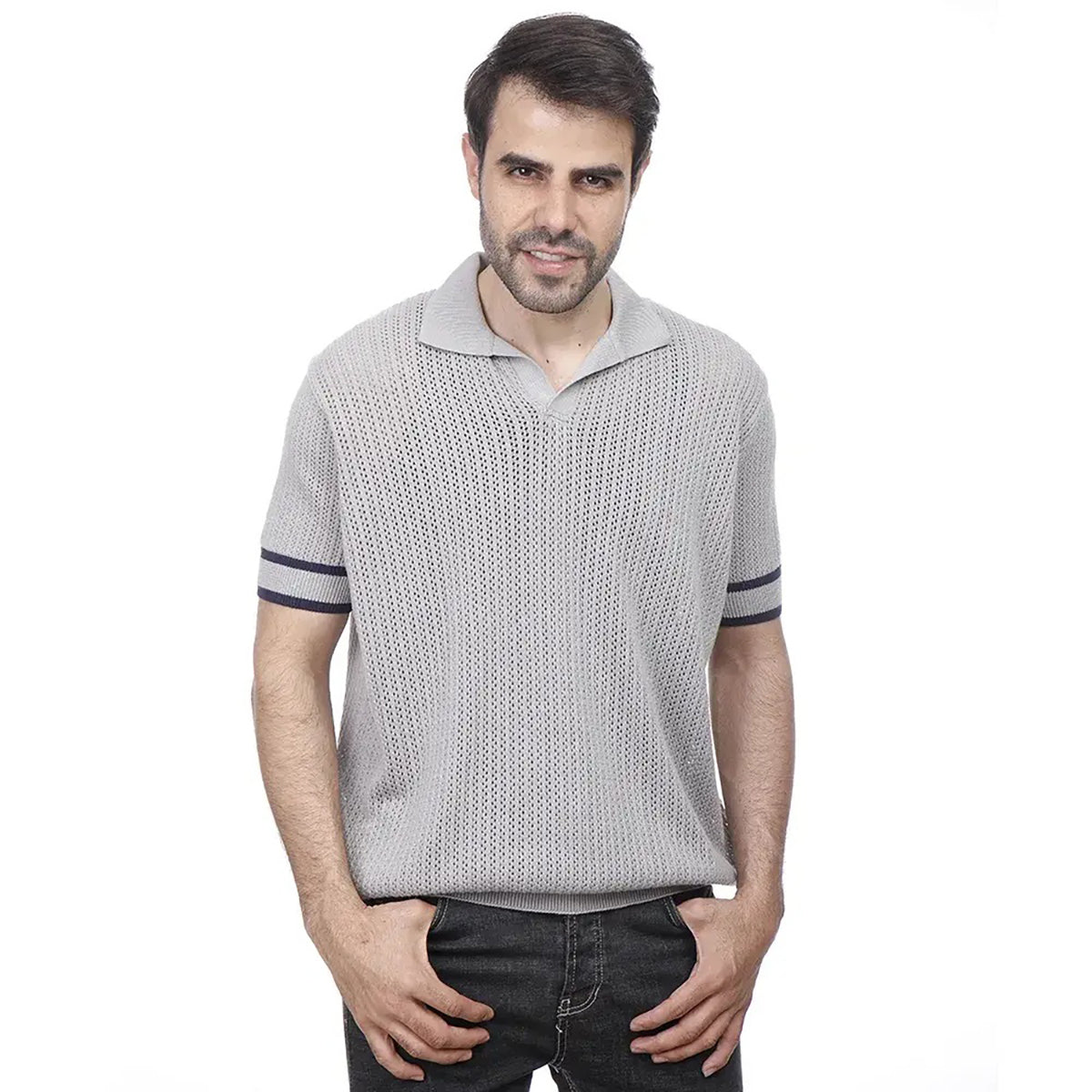 Coup – Woven Polo-Shirt with Short Sleeves