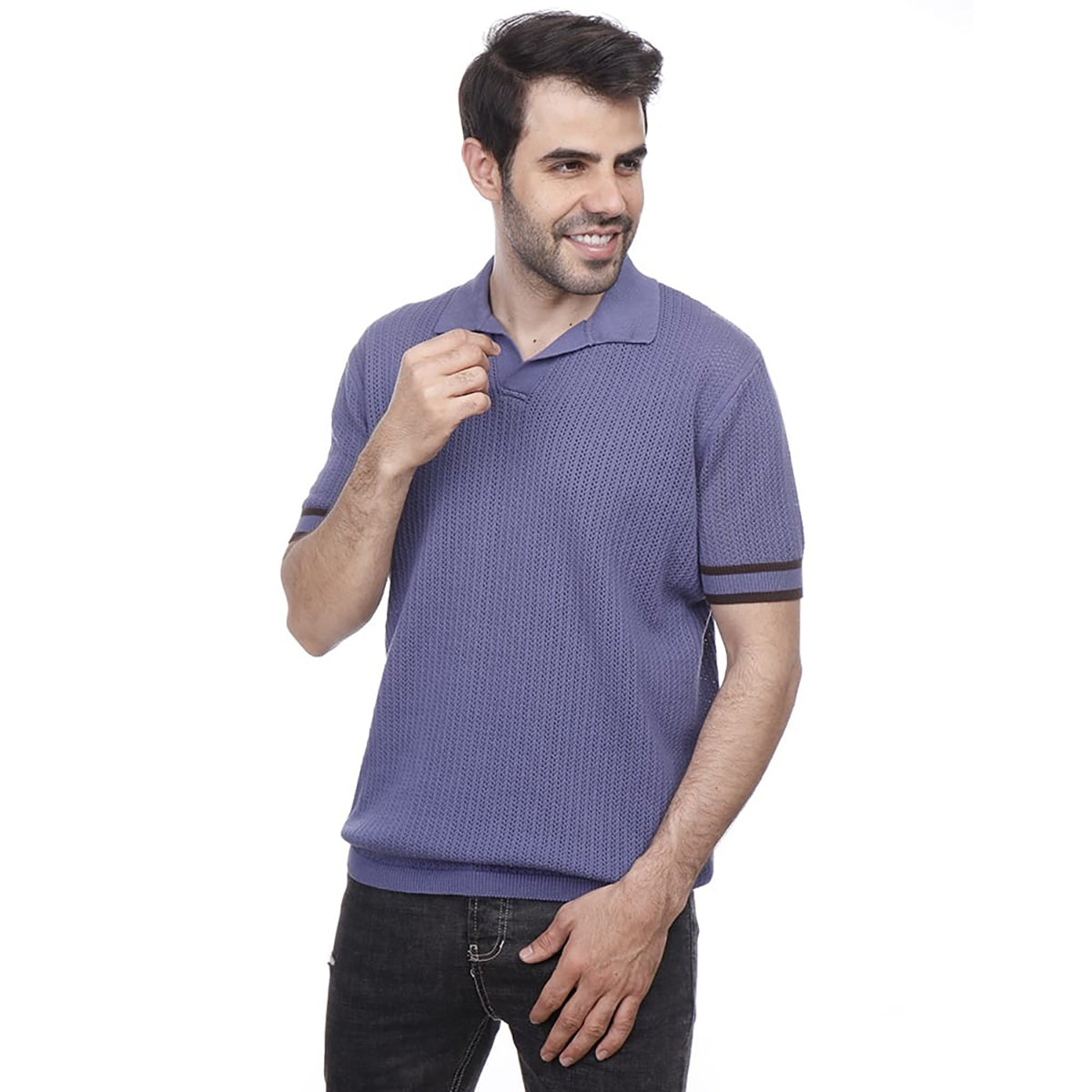 Coup – Woven Polo-Shirt with Short Sleeves