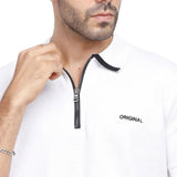 Coup – Men’s Regular Fit Zippered Polo-Shirt