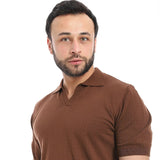 Coup – Men’s Woven Polo Neck T-Shirt