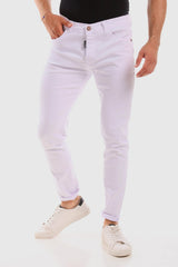 White Rabbit - Pockets Plain Slim Fit Jeans Pants