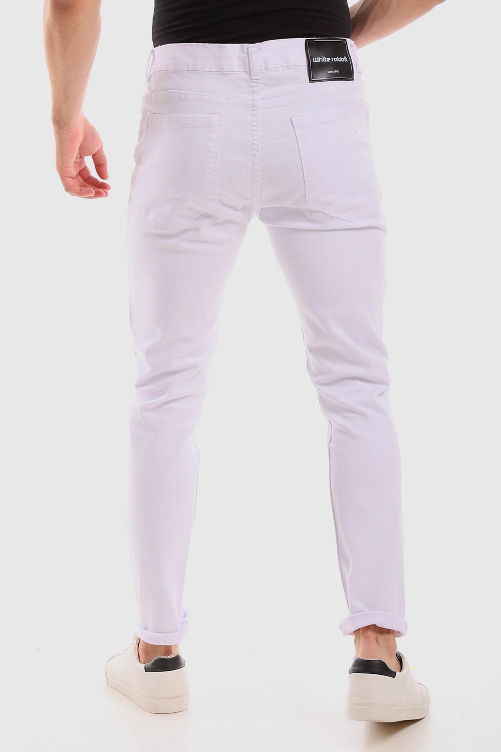 White Rabbit - Pockets Plain Slim Fit Jeans Pants