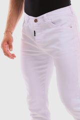 White Rabbit - Pockets Plain Slim Fit Jeans Pants