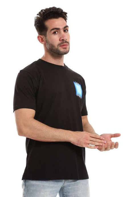 White Rabbit - Casa Blanca Front & Back Black Slip On Tee For Men