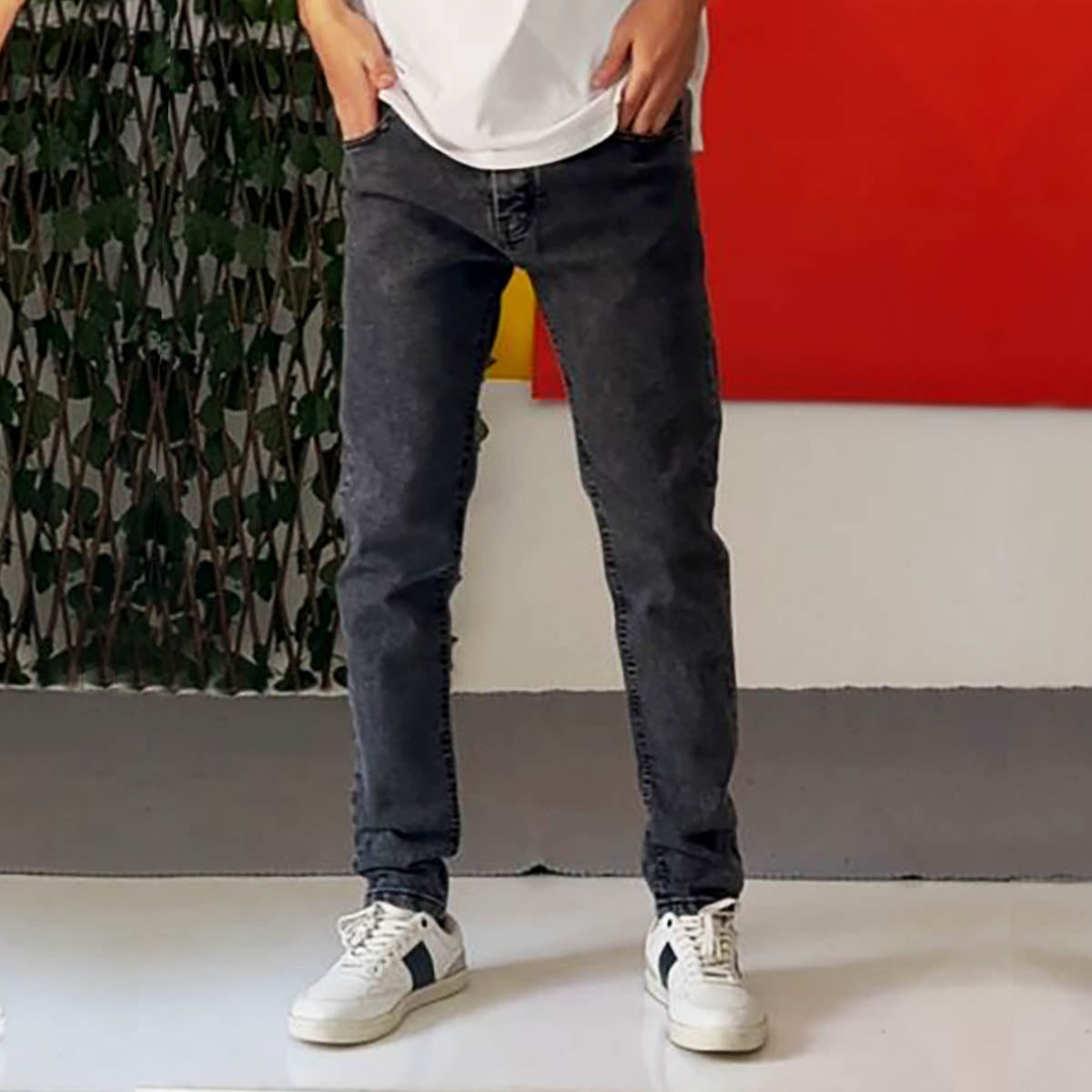 Gado - 113/4 Comfort fit Jeans Pant For Men Grey