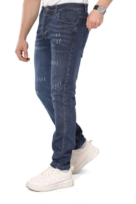 White Rabbit - Slim Fit Heather Jeans For Men