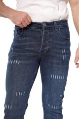 White Rabbit - Slim Fit Heather Jeans For Men
