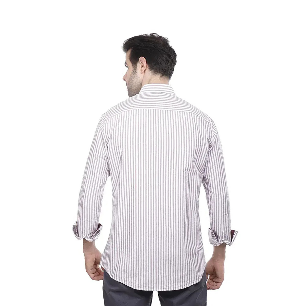 Coup – Vertical Stripe Button Down Shirt