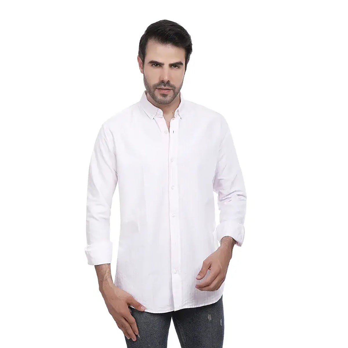 Coup – Vertical Stripe Button Down Shirt