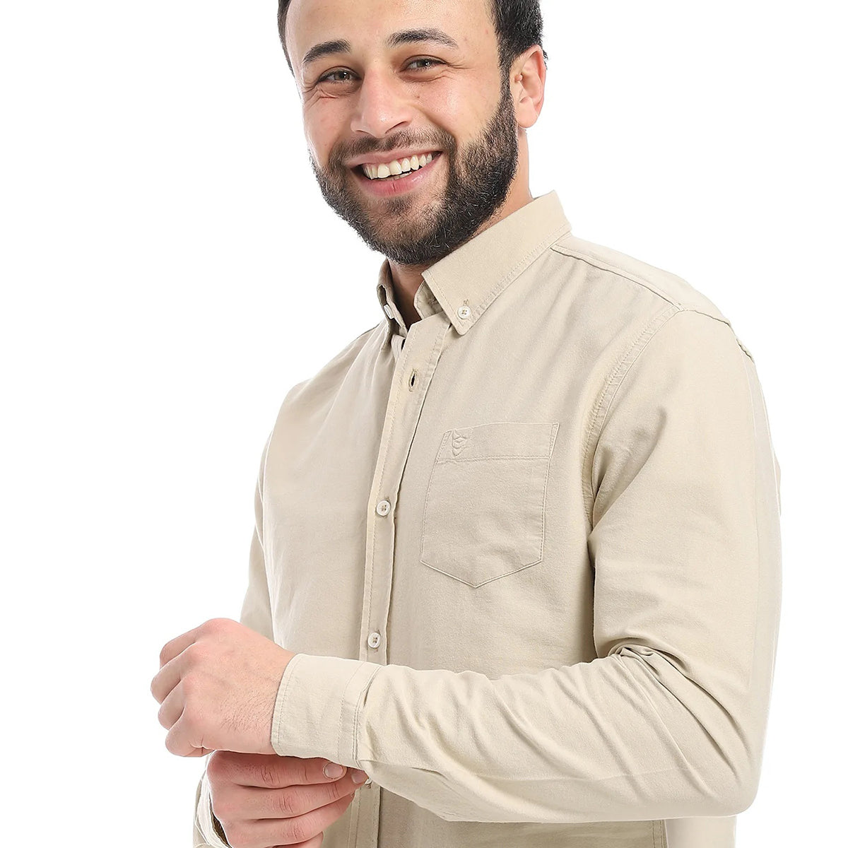 Coup – Men’S Regular Fit Embroidery Detailed Shirt