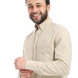 Coup – Men’S Regular Fit Embroidery Detailed Shirt