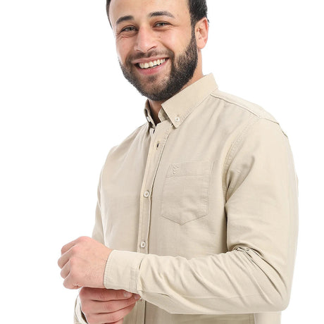 Coup – Men’S Regular Fit Embroidery Detailed Shirt